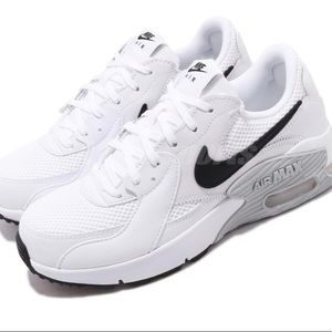 Nike Air Max Excee White Black Grey Women Running Sneakers - Sz 9